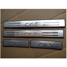 Car-covers stainless steel Original factory Scuff Plate/Door Sill for 2013-2016 Mazda CX-5 CX5 Car styling 2024 - buy cheap