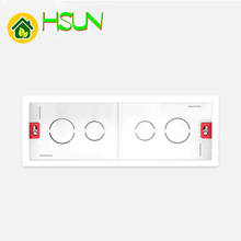 118 In Wall Switch Socket Mounting Box 186*67.5*50mm Four Position Cassette Purpose Dark Outfit Embedded Wall Downlight Box 2024 - buy cheap