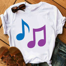 t-shirts musical note summer top harajuku headset t shirt womens clothing korean 90s aesthetic tops tshirt women clothes kpop 2024 - buy cheap