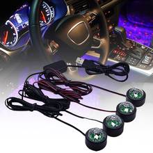 4 in 1 Car Interior Colorful RGB Floor LED Light USB Decorative Ambients Lamp Automotive Interior Decorative Lights 2024 - buy cheap