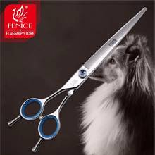 Fenice 7.5/8.0 inch Pet Grooming Scissors Left Handed Dog Hair Cutting Scissors Straight Groomer Shear 2024 - buy cheap