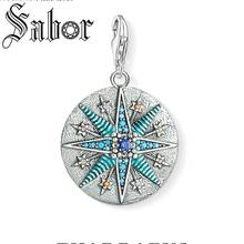 Vintage Star Blue Charms Pendant DIY Jewelry Findings Accessories silver plated Fashion Jewelry Gift For Women Men thomas 2024 - buy cheap
