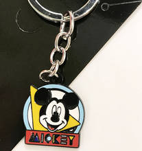 Disney Mickey Anime Action Toy Figures Cartoon Products Accessories Metal Keychain Pendant necklace Ornament Unisex Gifts 2024 - buy cheap