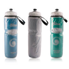 Botella de agua portátil con aislamiento para exteriores, vaso de agua reciclable para bicicleta, deporte, ciclismo, 24oz, 710ml 2024 - compra barato