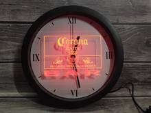 0a418 Corona Extra Beer Bar App Rgb 5050 Led luces de neón señales Reloj de pared 2024 - compra barato
