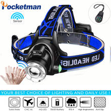 Lanterna de cabeça led l2/t6, super brilhante, com zoom, bateria 18650, para pesca, caça, escalada 2024 - compre barato