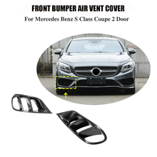 Carbon Fiber Front Air Vent Cover Protector Frame For Mercedes-Benz S Class Sport Coupe , air vent trims 2024 - buy cheap