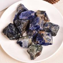 Sodalite raw stone natural mineral crystals quartz gemstones rocks bonsais naturales reiki healing home decor 2024 - buy cheap