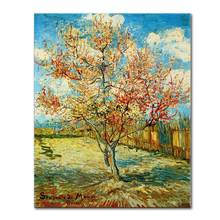 Arthyx Wall Art Pink Peach Tree In Blossom Reminiscence of Mauve Hand Made Reproduction Vincent Van Gogh Oil Paintings On Canvas 2024 - buy cheap