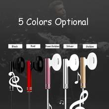 Metal In-ear Earphone 3.5MM Wired Headphones Line Control Earbuds with Mic for Phone Computer MP3 Gaming Headset Bass Earphones 2024 - buy cheap