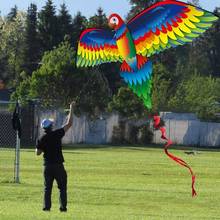 New Kite Animal Kite Kids Realistic Big 3D Parrot Kite Flying Game Outdoor Sport Toy with 100m Line 2024 - buy cheap