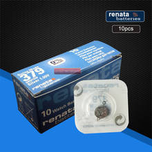 10pack renata Silver Oxide Watch Battery 379 SR521SW 521 1.55V renata 521 Bottun Cell Batteries 2024 - buy cheap