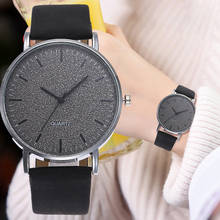 Fashion new ladies watch solid color leather casual watch luxury simulation quartz star watch holiday gift часы женские 50* 2024 - buy cheap