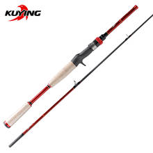 KUYING Freestyle Walker 1.95m Super Hard XH Carbon Baitcasting Casting Fishing Lure Rod Cane Pole Stick 1.5 Sections Fast Action 2024 - buy cheap