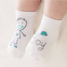 Cute Baby Socks Cartoon Letter Boy Girl Newborn Infant Socks Summer Toddler Anti-slip Floor Socks 2024 - buy cheap