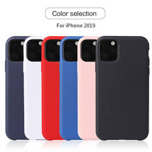 Жидкий Силикон для Apple iPhone 11 чехол 2019 5,8 дюймов мягкий гелевый резиновый чехол для телефона чехол для iPhone 11 чехол 2024 - купить недорого
