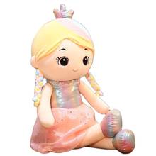 Boneco de pelúcia kawaii, brinquedo infantil de princesa para meninas, presente de natal, 35-110cm 2024 - compre barato