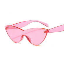Gafas de sol con diseño de ojo de gato para mujer, anteojos de sol femeninos de estilo Retro, de Color púrpura, rosa, rojo y negro 2024 - compra barato