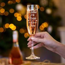 Свадебные бокалы для шампанского, бокалы для шампанского, персонализированные бокалы для просекса, подарок на день рождения, Рождественский подарочный набор из 2 штук 2024 - купить недорого