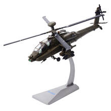 1 72 Scale AH-64 Apache Helicopter American Airforce Diecast Alloy Metal 2024 - buy cheap