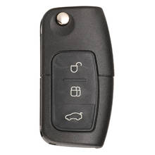 Jingyuqin Remote Modified Flip Folding Car Key Fob Shell For Ford Focus 2 3 Mondeo Fiesta Fey Housing Case 3 Button 2024 - buy cheap