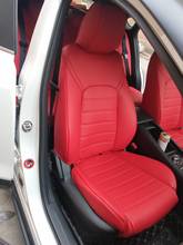 Capa de assento de carro em couro de vaca genuíno personalizada para automóveis suzuki grand vitara jimny kizashi acessórios para assentos 2024 - compre barato