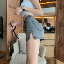 Korean Wide Leg Hot Casual Aesthetic Summer Fashion High Waist Loose Short Pants Sexy Vintage Women's Jean Denim Shorts Female 2024 - buy cheap