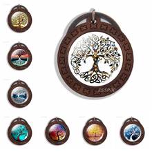 Tree of Life Keychain Life Tree Art Picture Glass Cabochon Wooden Keychain Vintage Key Chains Tree of Life Jewelry Dropshipping 2024 - buy cheap