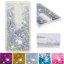 Cute Cover for Nokia 6.1 Glitter Dynamic Quicksand Liquid Fitted Phone Case TA-1068 TA-1043 TA-1050 TA-1054 TA-1045 Bumper Shell 2024 - buy cheap