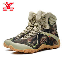 XIANG GUAN High Top Camouflage Tactical boots Outdoor Men Women Wear resistant Hiking shoes camping hunting climbing sneakers 2024 - buy cheap