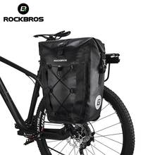 ROCKBROS-bolsa impermeable para bicicleta de montaña y carretera, bolso de hombro para el maletero del asiento, multifuncional, 18-27L 2024 - compra barato