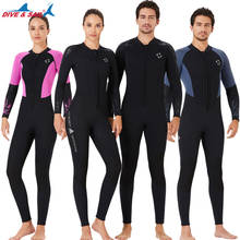 Men Women 3mm Neoprene Plush Lining Diving Suit Warm Mercerized Velvet Lining Winter Fishing Suit One-Piece Wetsuit Front Zipper 2024 - buy cheap