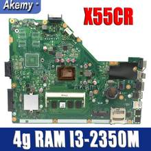 Amazoon  X55CR Laptop motherboard For Asus X55CR X55VD X55V Teste mainboard original 4g RAM I3-2350M 2024 - buy cheap