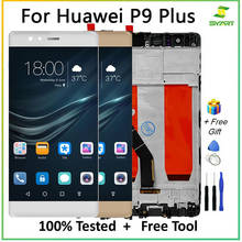 Pantalla LCD de 5,5 pulgadas para Huawei P9 Plus, montaje de digitalizador con pantalla táctil, sin píxeles muertos, con marco 2024 - compra barato