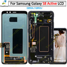 Super amoled для Samsung Galaxy s8 активный ЖК-дисплей кодирующий преобразователь сенсорного экрана в сборе Замена для samsung G892 G892A LCD 2024 - купить недорого