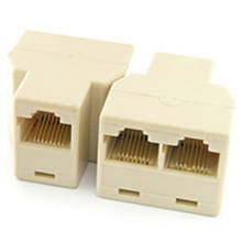 Conectores divisores Ethernet RJ45 de 1 a 2, adaptador, conector LAN Ethernet, acoplador de enchufe Doble 2024 - compra barato