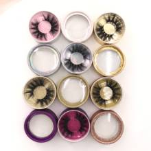 6 Pairs/Lot Mink 3D Eyelashes Custom Round Packaging Lashes Cruelty Free Eye Lash 2024 - buy cheap