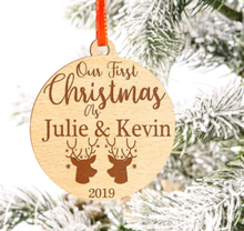 Personalized Christmas Gift,Our First Christmas Engaged Married Ornament,Custom Christmas Ornament,Couples Gift,Married Gift,Cou 2024 - buy cheap