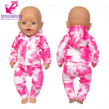 Conjunto de roupas de boneca para bebê recém-nascido, vestido de boneca tutu de 43cm 45cm para meninas 2024 - compre barato
