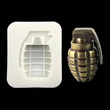 Hand Grenade Silicone Mold Fondant Cake Chocolate Candy Decorating Tools 2024 - buy cheap