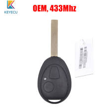 KEYECU OEM 2 Buttons Remote Key Fob 433MHZ ID73 Chip for BMW Mini Cooper 2002 2003 2004 2005 With Code 2024 - buy cheap