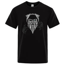 Odin vikings camiseta masculina, camiseta masculina da lenda viking, camisetas de marca com manga curta retrô para adultos, camiseta estampada verão 2021, camiseta hip hop 2024 - compre barato