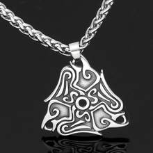 Nordic Viking odin raven stainless steel amulet pendant necklace 2024 - buy cheap