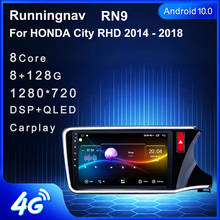 Runningnav For HONDA City RHD 2014 - 2018 Android Car Radio Multimedia Video Player Navigation GPS 2024 - buy cheap