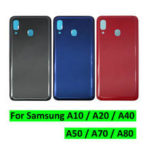 Funda trasera para Samsung Galaxy A40, A50, A70, A405F, A505F, A705F, A10, A20, A80, cubierta trasera de batería 2024 - compra barato