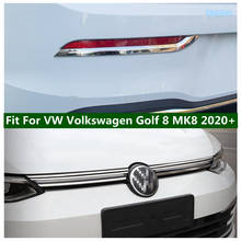 Cubierta de parachoques de rejilla delantera para coche, embellecedor de luces antiniebla traseras, párpados de lámpara, para VW, Volkswagen, Golf 8, MK8, 2020, 2021 2024 - compra barato