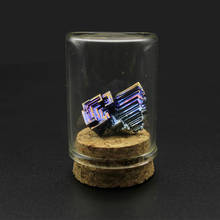 Bismuth cristal de metal com 5g a 15g, elemento químico, presente criativo de minério, coleção de pedra original, amostras de ensino de ciências para crianças 2024 - compre barato