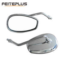 Espejos retrovisores decorativos universales para motocicleta, espejo retrovisor lateral izquierdo y derecho para Suzuki GN125 2024 - compra barato