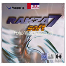 YASAKA RAKZA 7 SOFT Table Tennis Rubber Pips-In Original Yasaka RAKZA7 / RK7 SOFT Ping Pong Sponge 2024 - buy cheap