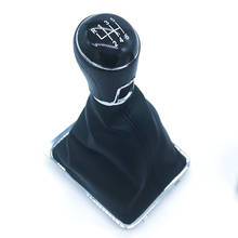 Gear Shift Knob Leather Gaiter Boot Cover Case Collar For Volkswagen Passat B7 2011 2012 2013 2014 2015 Car Styling Accessories 2024 - buy cheap
